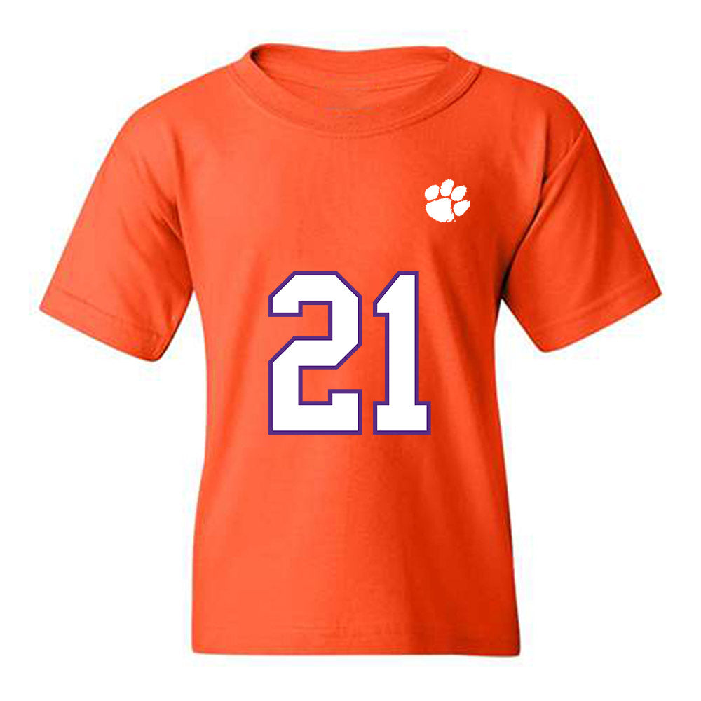 Clemson - NCAA Football : Kobe McCloud - Replica Shersey Youth T-Shirt-0