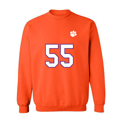 Clemson - NCAA Football : Harris Sewell - Replica Shersey Crewneck Sweatshirt-0