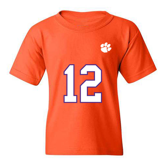 Clemson - NCAA Football : Shavar Young Jr - Replica Shersey Youth T-Shirt-0