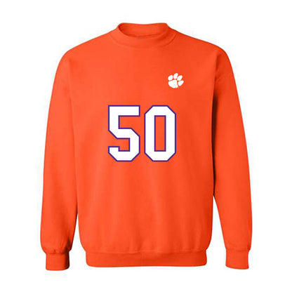 Clemson - NCAA Football : Fletcher Cothran - Replica Shersey Crewneck Sweatshirt-0