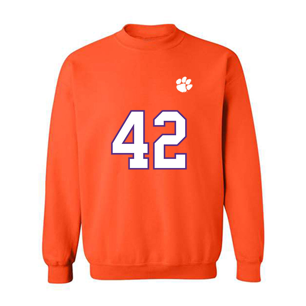 Clemson - NCAA Football : Hevin Brown-Shuler - Replica Shersey Crewneck Sweatshirt-0
