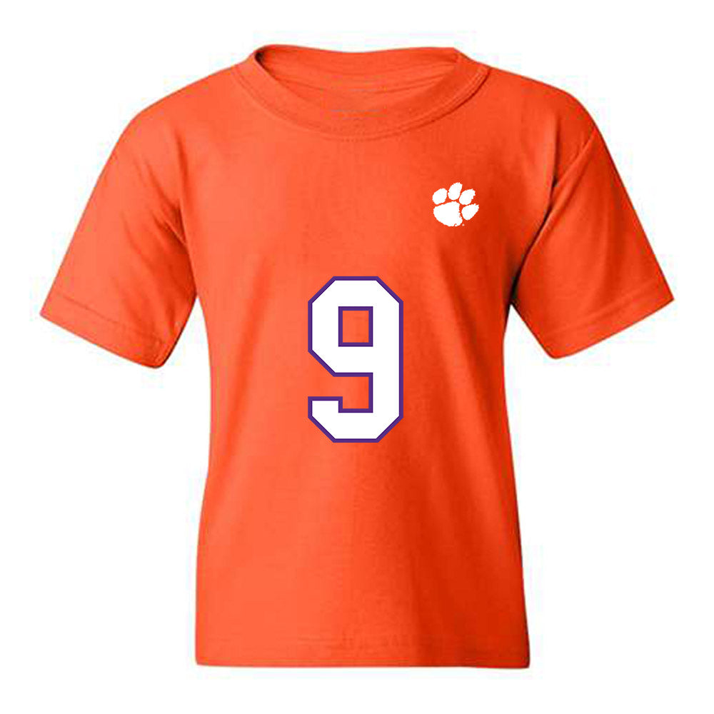 Clemson - NCAA Football : Gideon Davidson - Replica Shersey Youth T-Shirt-0