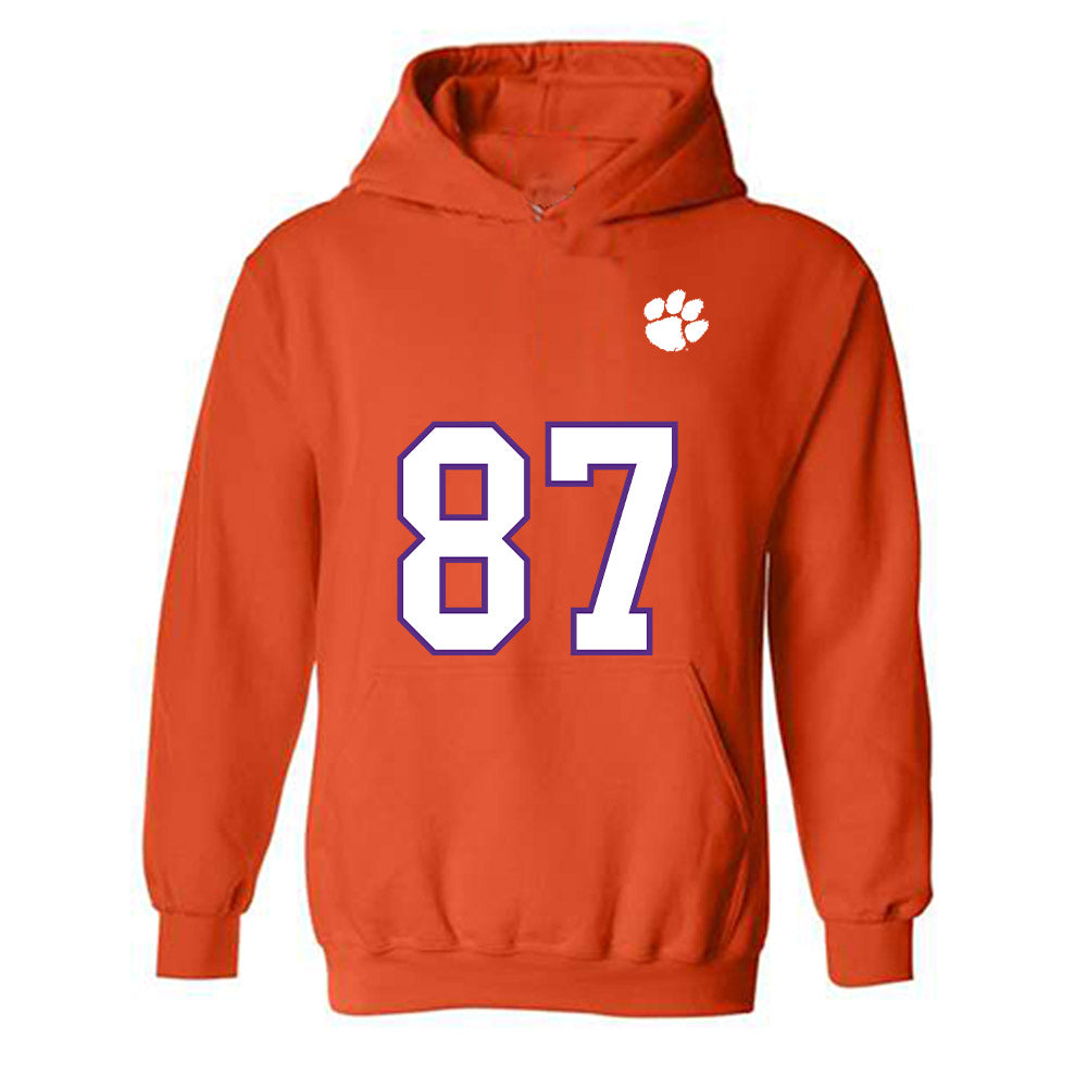 Clemson - NCAA Football : Christian Bentancur - Replica Shersey Hooded Sweatshirt-0
