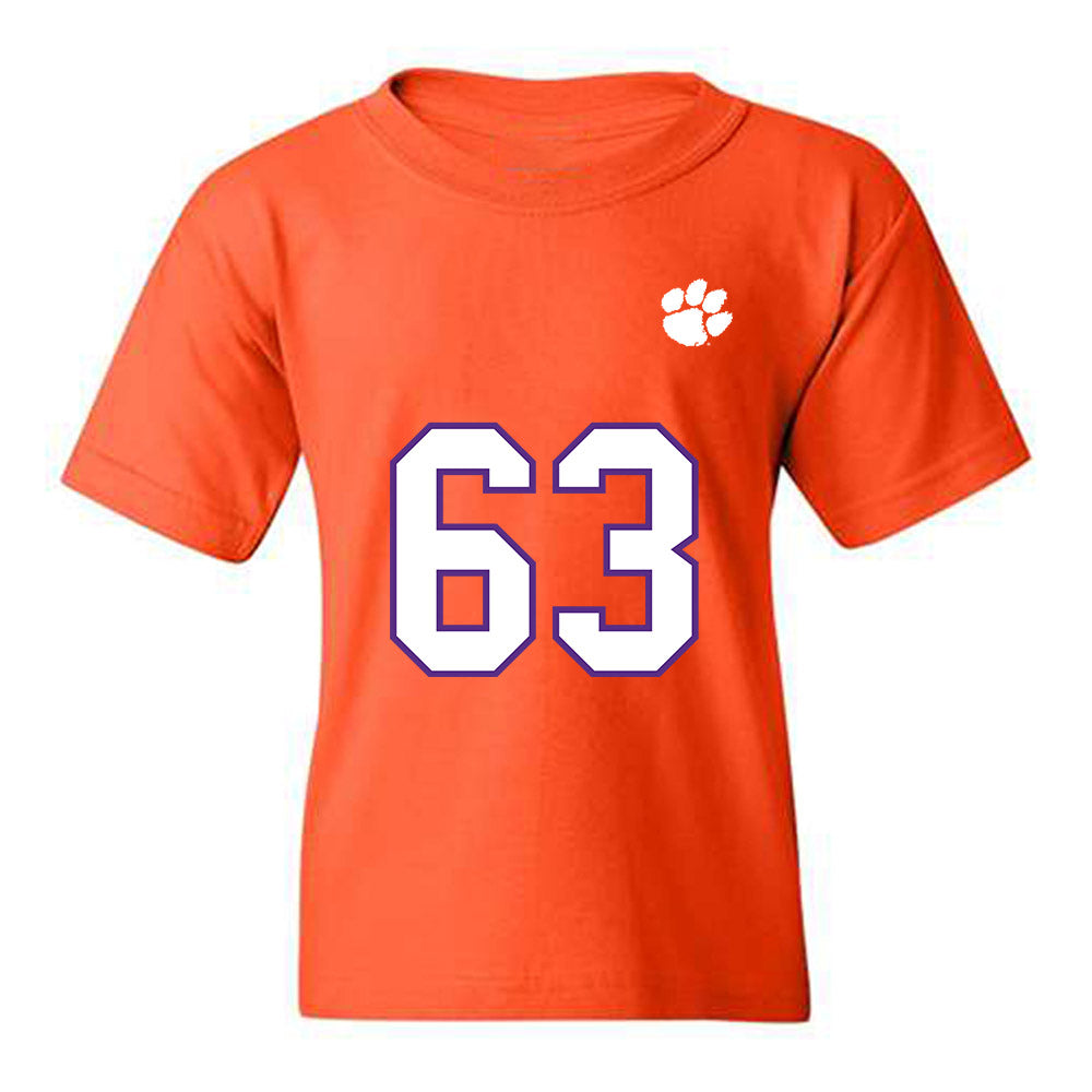 Clemson - NCAA Football : Easton Ware - Replica Shersey Youth T-Shirt-0