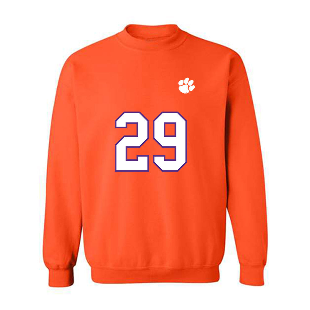 Clemson - NCAA Football : Chase Byrd - Replica Shersey Crewneck Sweatshirt-0