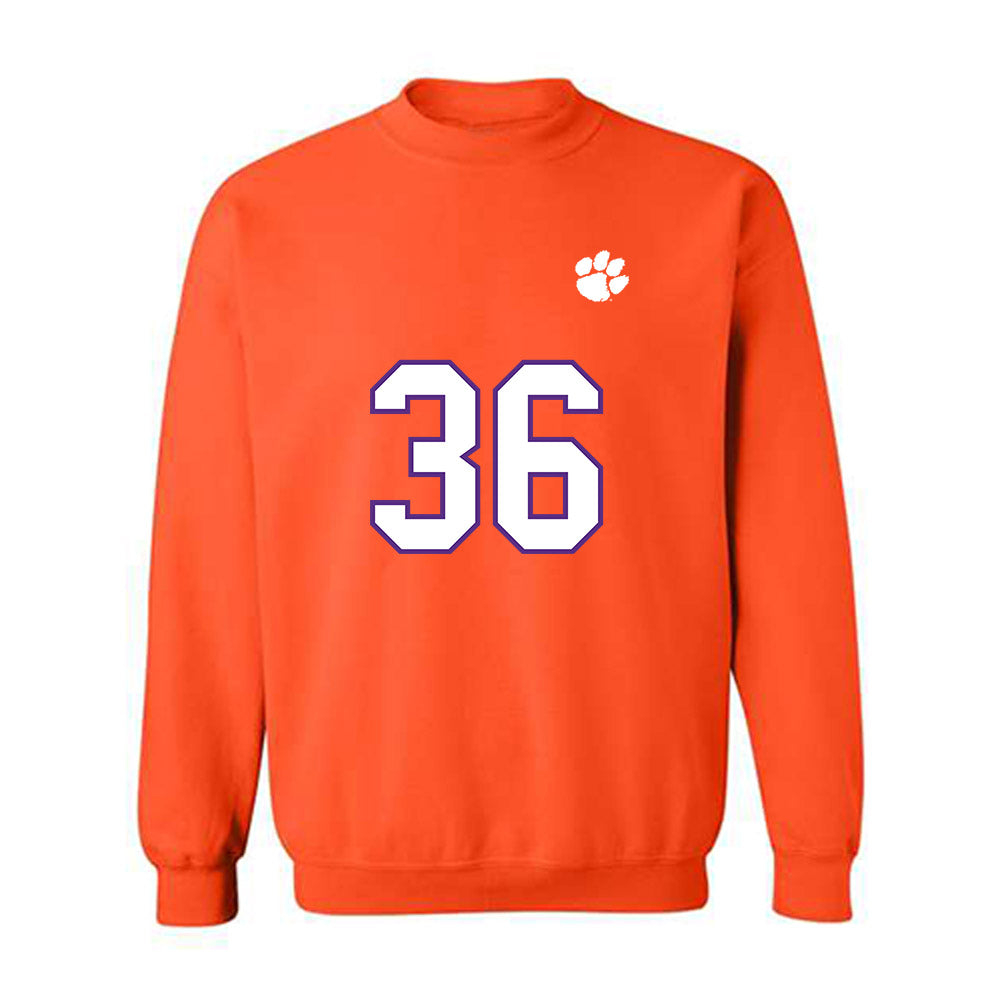 Clemson - NCAA Football : Peter Nearn - Replica Shersey Crewneck Sweatshirt-0