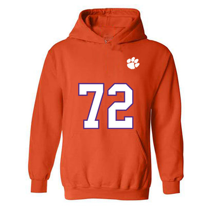 Clemson - NCAA Football : Rowan Byrne - Replica Shersey Hooded Sweatshirt-0