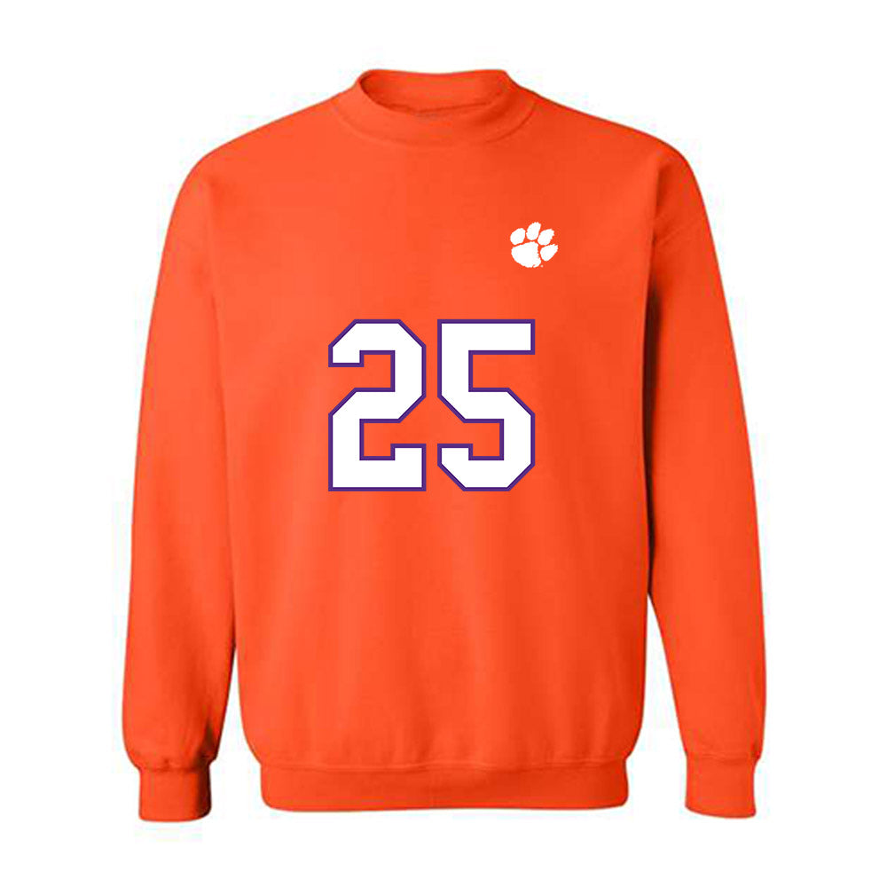 Clemson - NCAA Football : Ricardo Jones - Replica Shersey Crewneck Sweatshirt-0