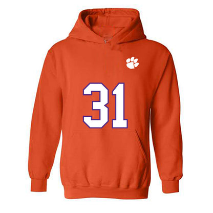 Clemson - NCAA Football : Joe Wilkinson - Replica Shersey Hooded Sweatshirt-0