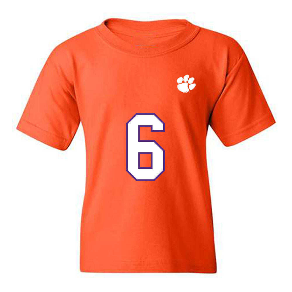 Clemson - NCAA Football : Tyler Brown - Replica Shersey Youth T-Shirt-0