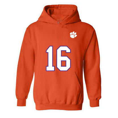 Clemson - NCAA Football : Cade Trotter - Replica Shersey Hooded Sweatshirt-0