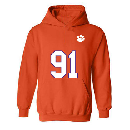 Clemson - NCAA Football : Zaire Patterson - Replica Shersey Hooded Sweatshirt