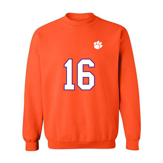 Clemson - NCAA Football : Cade Trotter - Replica Shersey Crewneck Sweatshirt-0