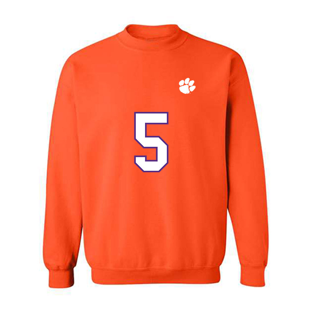 Clemson - NCAA Football : Josh Sapp - Replica Shersey Crewneck Sweatshirt-0