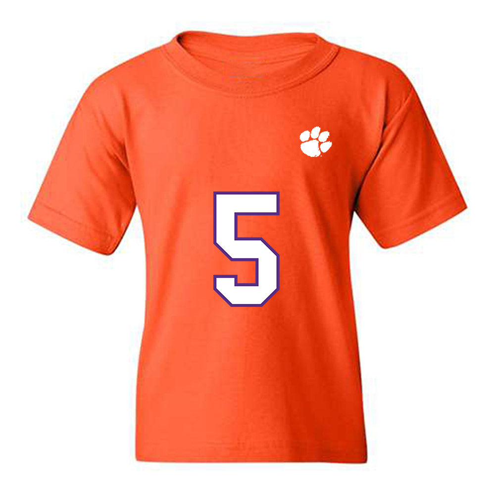 Clemson - NCAA Football : Ronan Hanafin - Replica Shersey Youth T-Shirt-0