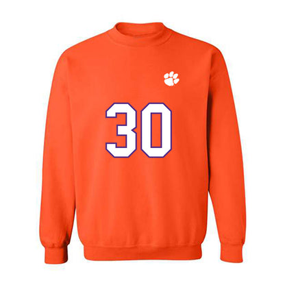 Clemson - NCAA Football : Kylen Webb - Replica Shersey Crewneck Sweatshirt-0