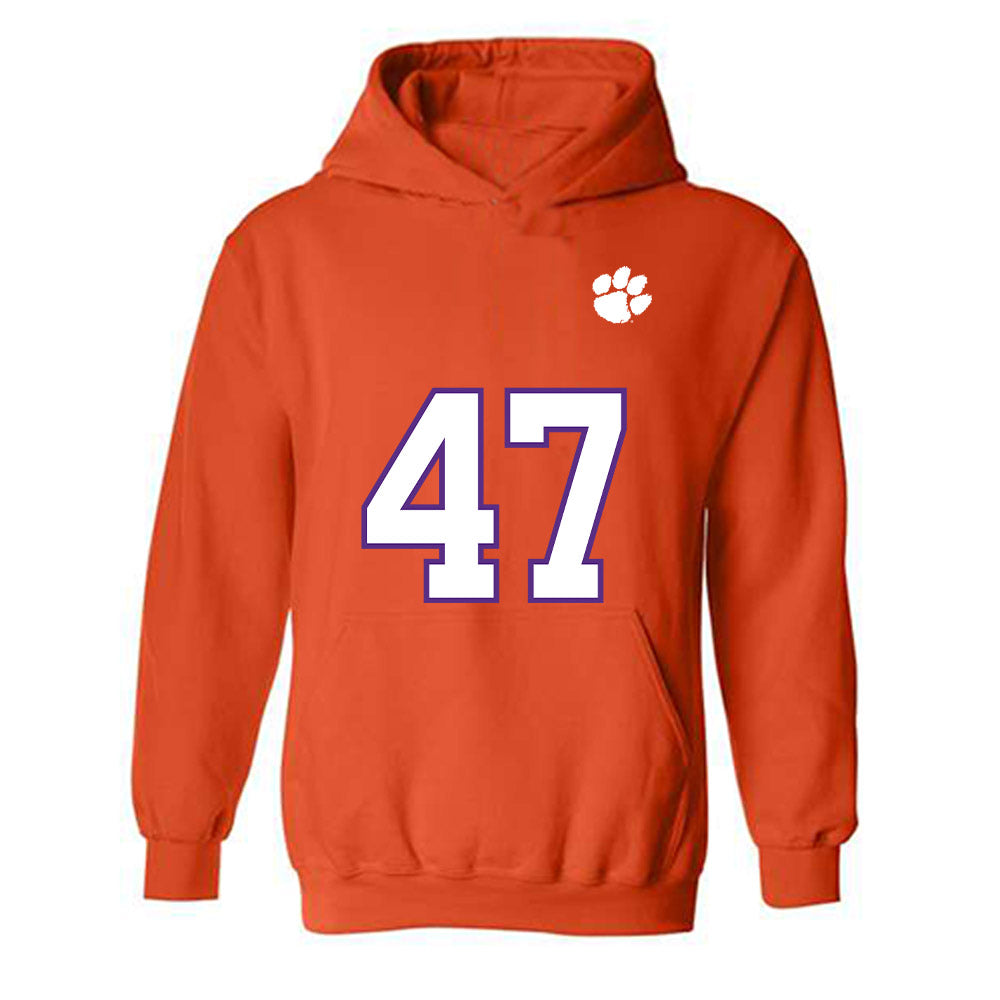 Clemson - NCAA Football : Sammy Brown - Replica Shersey Hooded Sweatshirt