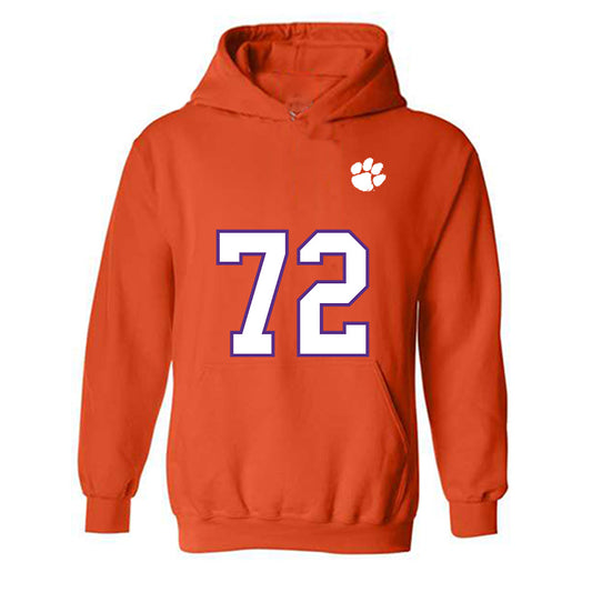 Clemson - NCAA Football : Adam Guthrie - Replica Shersey Hooded Sweatshirt-0
