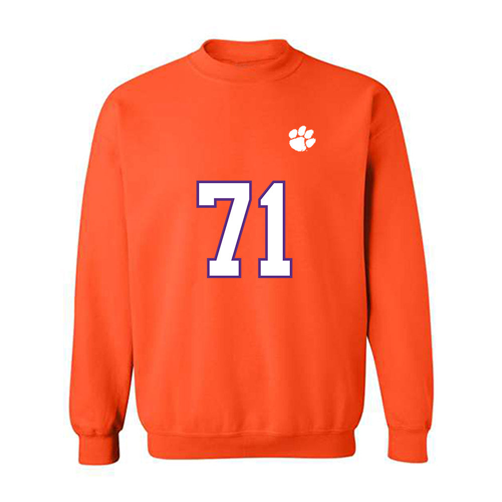 Clemson - NCAA Football : Tristan Leigh - Replica Shersey Crewneck Sweatshirt-0