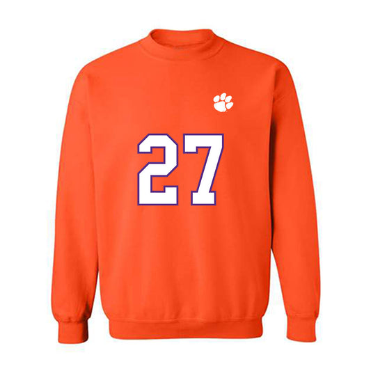 Clemson - NCAA Football : Jack Purkerson - Replica Shersey Crewneck Sweatshirt-0