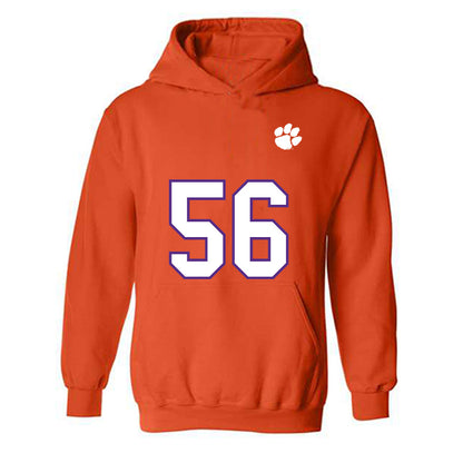 Clemson - NCAA Football : Champ Thompson - Replica Shersey Hooded Sweatshirt