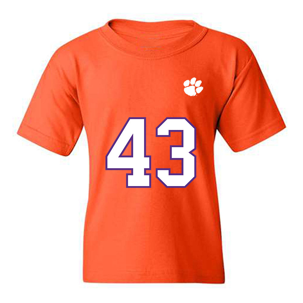 Clemson - NCAA Football : Billy Wilkes - Replica Shersey Youth T-Shirt-0