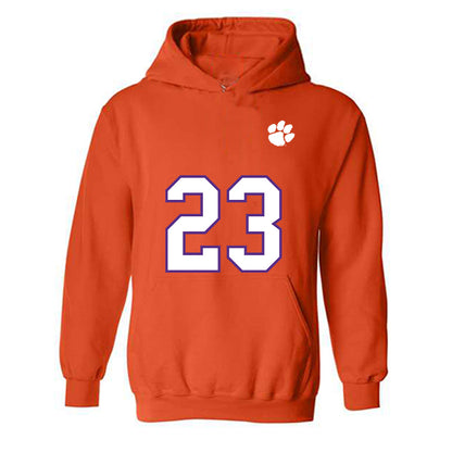 Clemson - NCAA Football : Ashton Hampton - Replica Shersey Hooded Sweatshirt-0