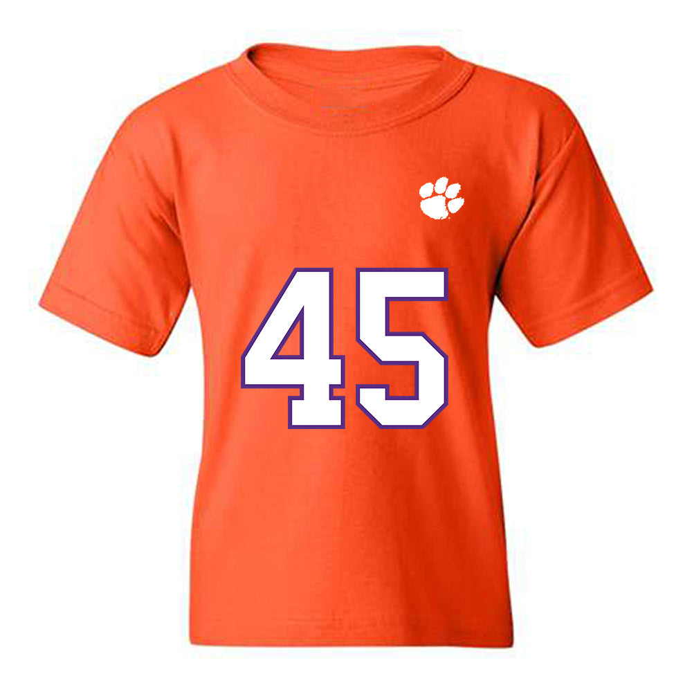 Clemson - NCAA Football : Vic Burley - Replica Shersey Youth T-Shirt-0