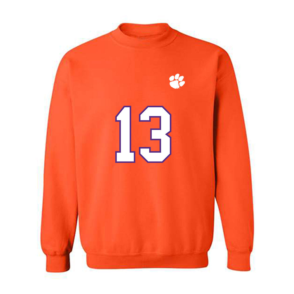 Clemson - NCAA Football : Parker Fulghum - Replica Shersey Crewneck Sweatshirt-0