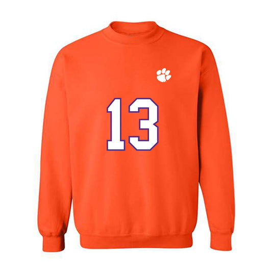 Clemson - NCAA Football : Parker Fulghum - Replica Shersey Crewneck Sweatshirt-0