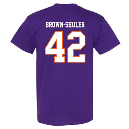 Clemson - NCAA Football : Hevin Brown-Shuler - Replica Shersey T-Shirt-1