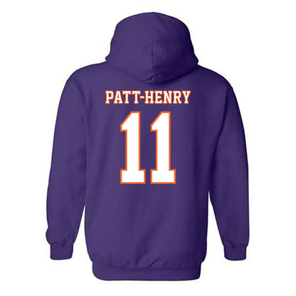 Clemson - NCAA Football : Olsen Patt-Henry - Replica Shersey Hooded Sweatshirt-1