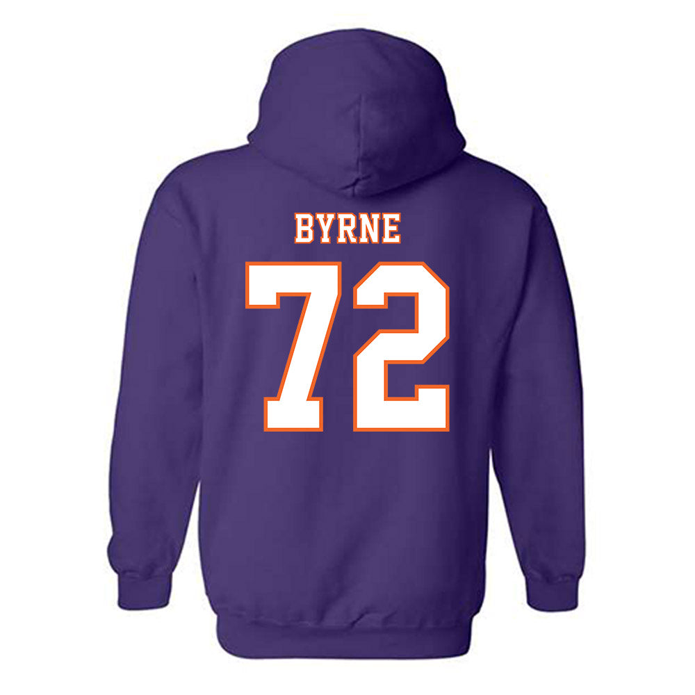 Clemson - NCAA Football : Rowan Byrne - Replica Shersey Hooded Sweatshirt-1
