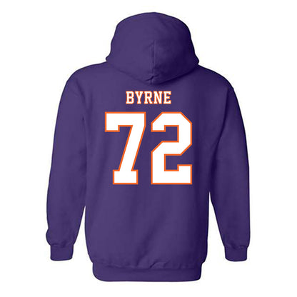 Clemson - NCAA Football : Rowan Byrne - Replica Shersey Hooded Sweatshirt-1