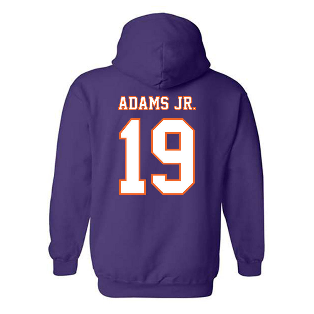 Clemson - NCAA Football : Keith Adams Jr. - Replica Shersey Hooded Sweatshirt-1