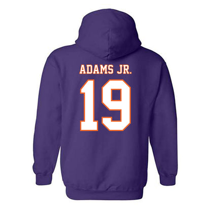 Clemson - NCAA Football : Keith Adams Jr. - Replica Shersey Hooded Sweatshirt-1