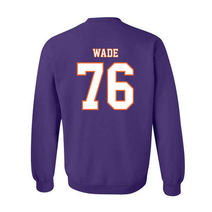 Clemson - NCAA Football : Mason Wade - Replica Shersey Crewneck Sweatshirt