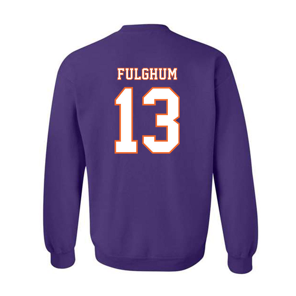 Clemson - NCAA Football : Parker Fulghum - Replica Shersey Crewneck Sweatshirt-1