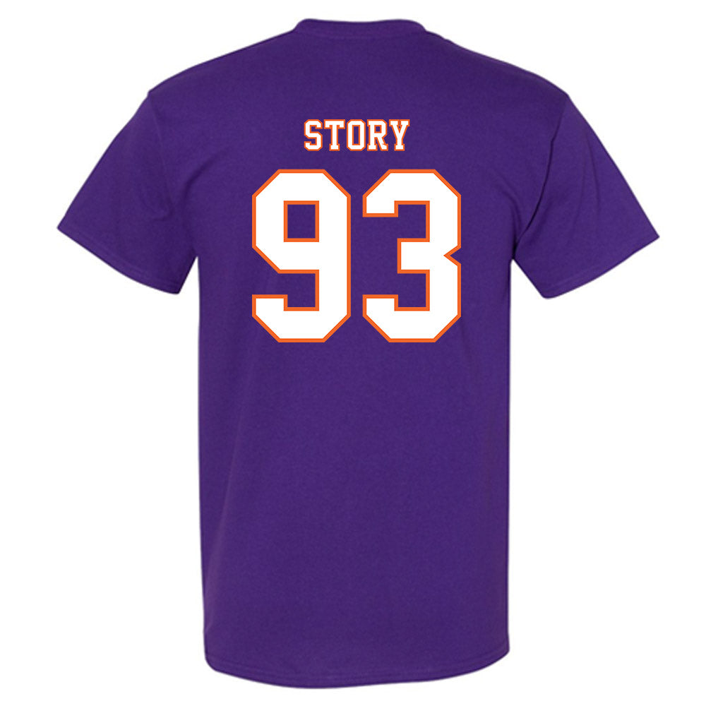 Clemson - NCAA Football : Caden Story - Replica Shersey T-Shirt-1