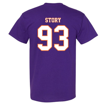 Clemson - NCAA Football : Caden Story - Replica Shersey T-Shirt-1