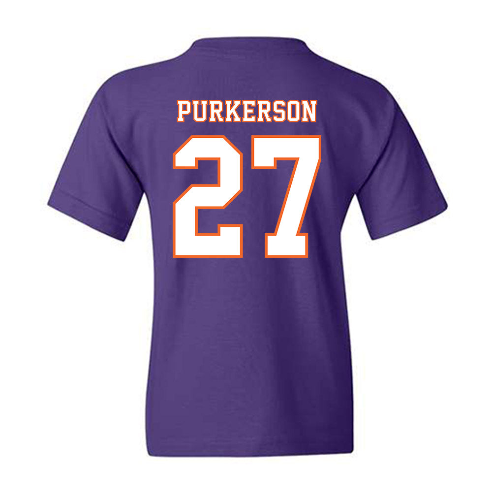 Clemson - NCAA Football : Jack Purkerson - Replica Shersey Youth T-Shirt-1