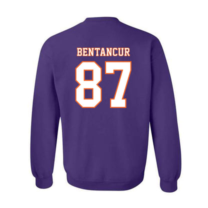 Clemson - NCAA Football : Christian Bentancur - Replica Shersey Crewneck Sweatshirt-1