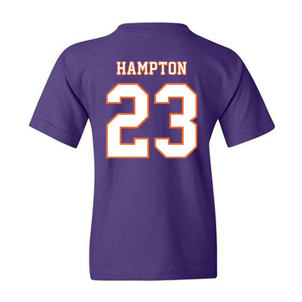 Clemson - NCAA Football : Ashton Hampton - Replica Shersey Youth T-Shirt-1