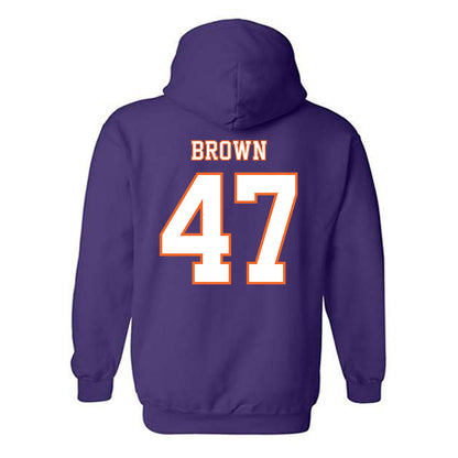 Clemson - NCAA Football : Sammy Brown - Replica Shersey Hooded Sweatshirt