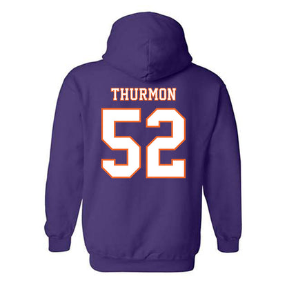 Clemson - NCAA Football : Elyjah Thurmon - Replica Shersey Hooded Sweatshirt