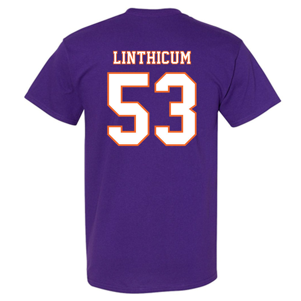 Clemson - NCAA Football : Ryan Linthicum - Replica Shersey T-Shirt-1