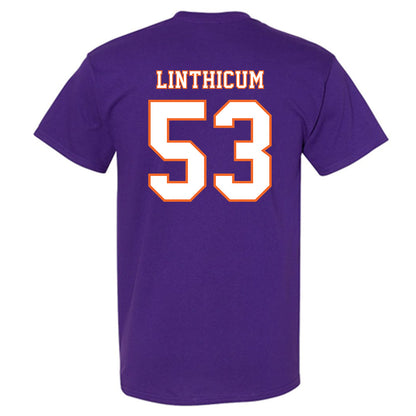 Clemson - NCAA Football : Ryan Linthicum - Replica Shersey T-Shirt-1