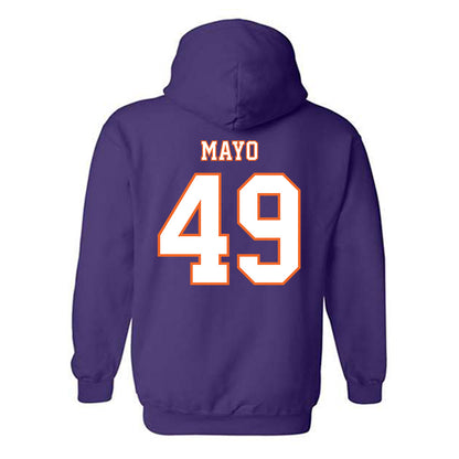 Clemson - NCAA Football : Darien Mayo - Replica Shersey Hooded Sweatshirt-1