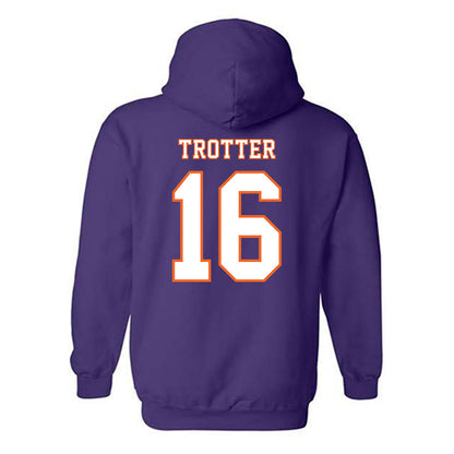 Clemson - NCAA Football : Cade Trotter - Replica Shersey Hooded Sweatshirt-1