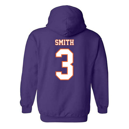 Clemson - NCAA Football : Tristan Smith - Replica Shersey Hooded Sweatshirt-1